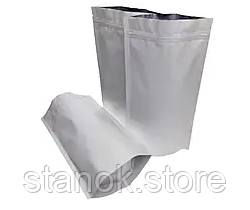 Дой-пак 250*350 білий (1000г) + zip-замок