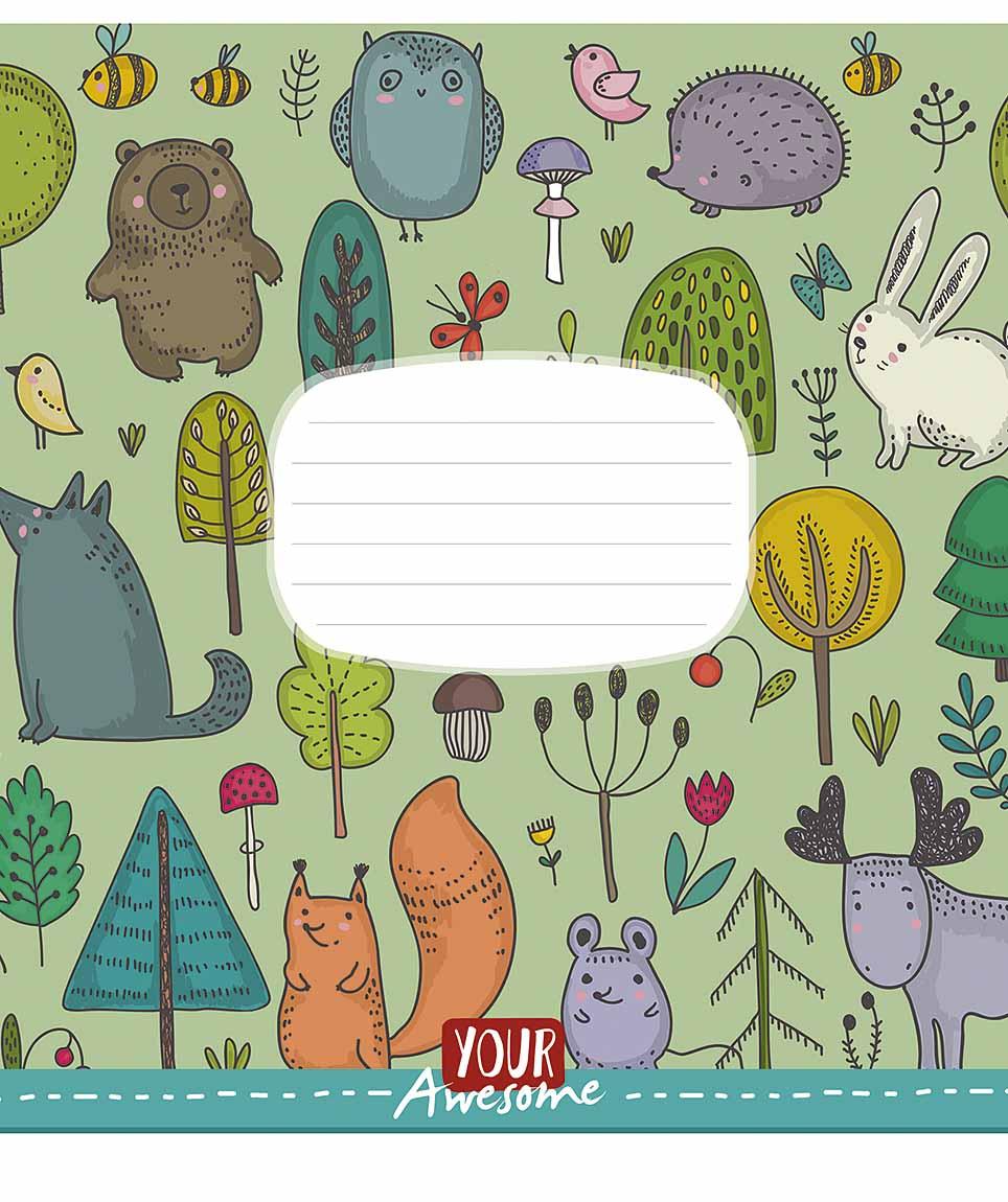 Зошит 24арк. кліт. Школярик "Genius" ВД-лак №024-3142K(25)(200)