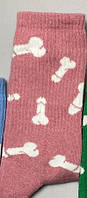 Шкарпетки жіночі високі 1 пара "Цюцюрки" розові 36-41 р