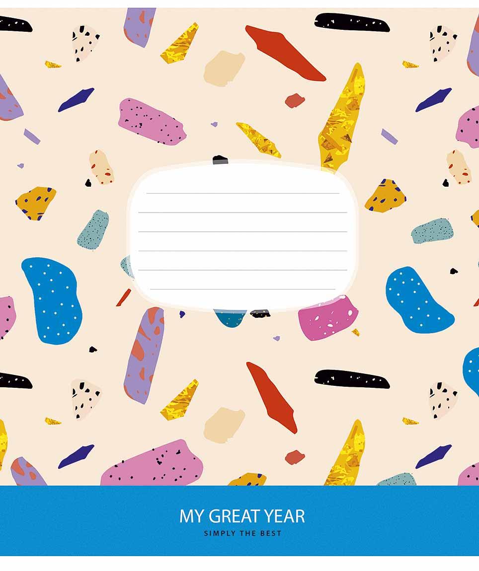 Зошит 12арк. лін. Школярик "Genies" ВД-лак №012-3184L(30)(300), фото 1