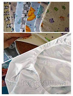 Матрас в коляску кокосовый +непромокаемый наматрасник