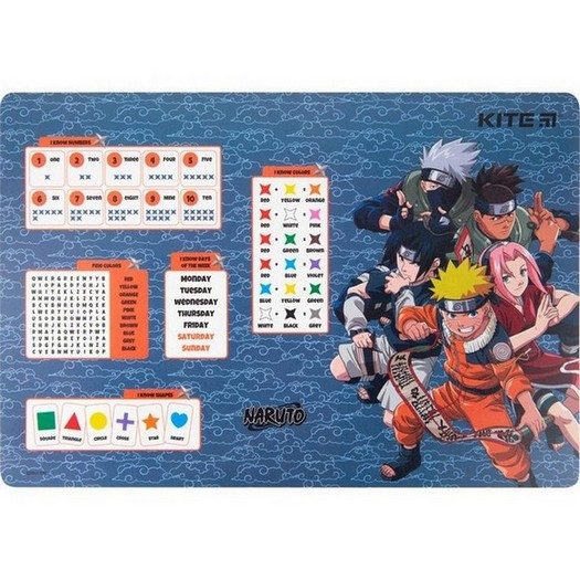 Підложка настільна Kite Naruto