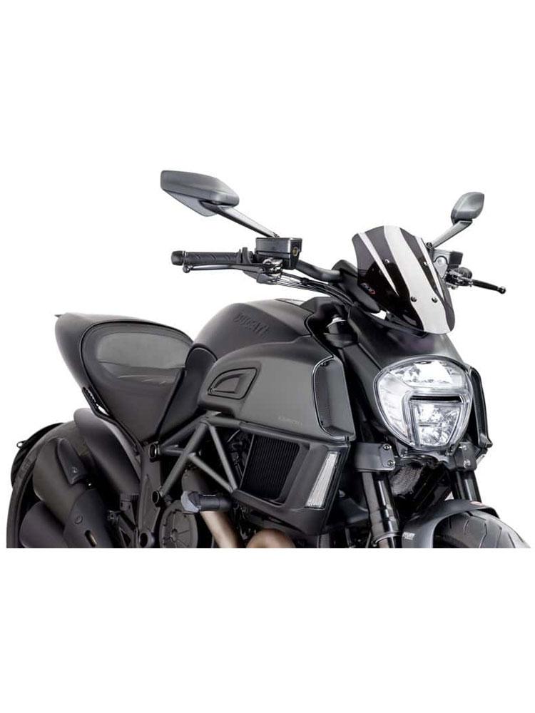Сильно тонований обтічник Puig Sport для Ducati Diavel (14-18)