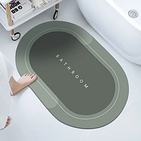 Килимок для ванної кімнати вологопоглинаючий Memos для ванної 40х60 см