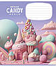 Зошит 12арк. кліт. Школярик "Candy world" ВД-лак №012-3266K(30)(300), фото 2