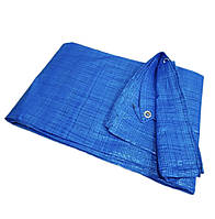 Тент (полог) "Blue" 4x5м від дощу, вітру, для створення тіні, поліпропіленовий,тарпауліновий.