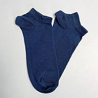 Шкарпетки жіночі короткі 1 пара сині 36-40 р бавовняні літо