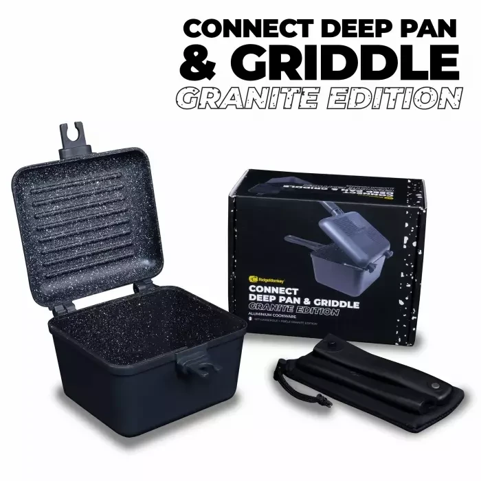 Тостер-казан Ridge Monkey Connect Deep Pan & Griddle Granite Edition