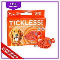 Отпугиватель блох и клещей для собак Tickless Pet от собачьих клещей оранжевый ECS