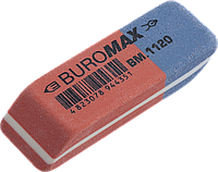 Ластик двойной с абразивной частью BUROMAX BM.1120