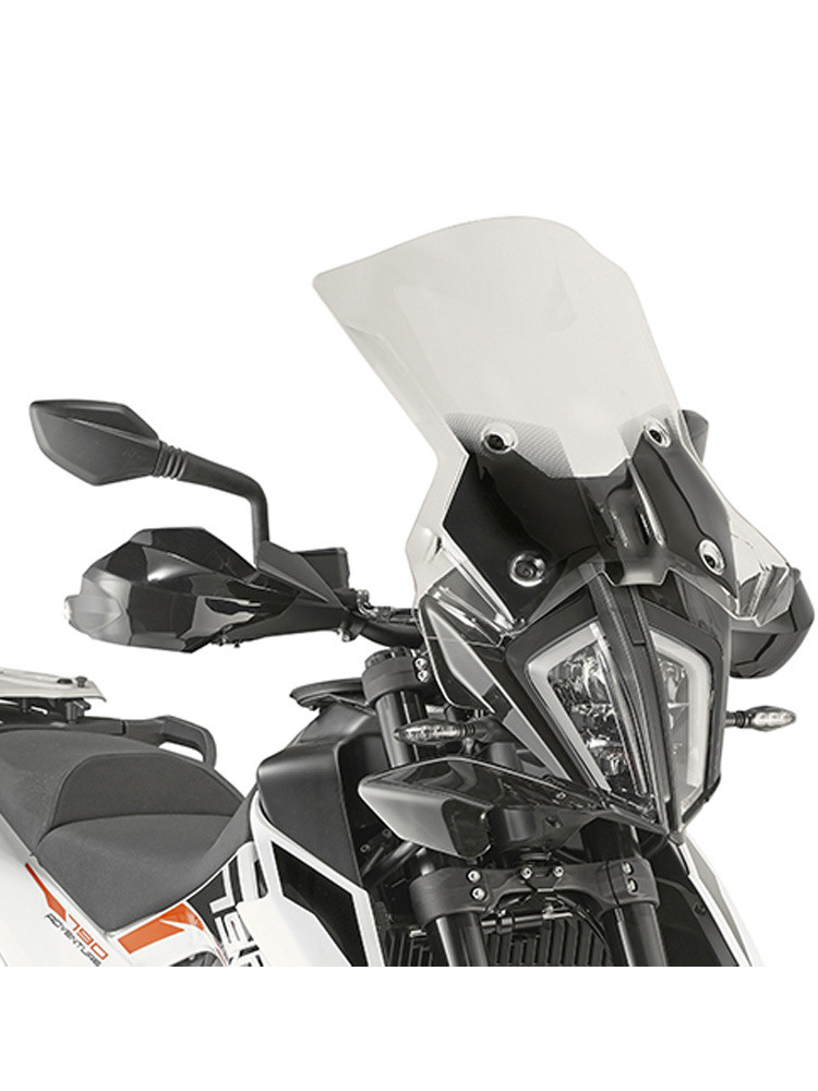Вітрове скло Kappa для мотоциклів KTM 790 Adventure/R (19-20), 890 Adventure(21-)[без кріплення] прозоре, фото 1