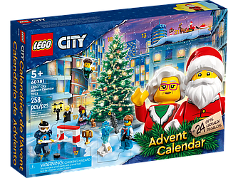 LEGO City 60381 Advent Calendar. Новорічний календар Конструктор Лего Сіті  Адвент 2024