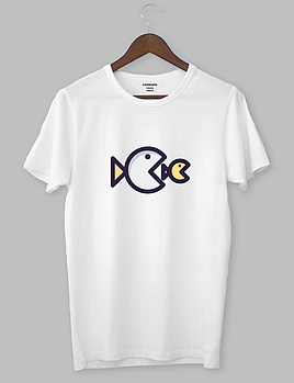 Футболка з прикольним дизайном «Велика риба»