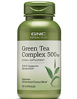 Зеленый чай GNC Herbal Plus Green Tea Complex 500 mg 100 Caps MY, код: 7737436