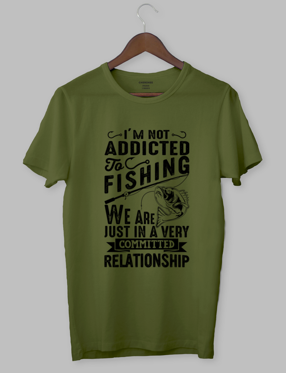 Футболка з прикольним дизайном «FISHING»