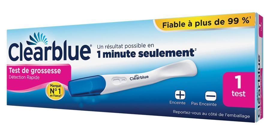 Кліаблу Тест на раннє виявлення вагітності Clearblu Test de grossesse Detection Rapide 1 шт. Швейцарія