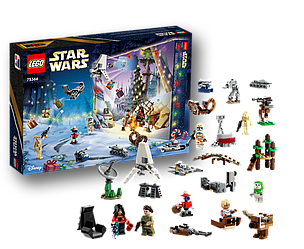 Новорічний Адвент календар LEGO Star Wars 75366 Різдвяний конструктор Лего 2024