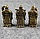 Вінтажні ретро-міні статуетки буди три бога благодарні багатство настільна прикраса фен-шуй, фото 7