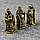 Вінтажні ретро-міні статуетки буди три бога благодарні багатство настільна прикраса фен-шуй, фото 9