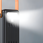 ОПТОМ Павербанк YM-638 із сонячною панеллю та ліхтарем 60000 мА·год Чорний, фото 8