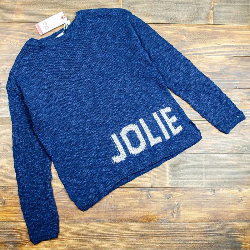 Синій в'язаний светр джемпер на дівчинку Розміри  164