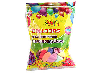 8747 Кульки пастельні ціна за 100 штук