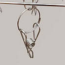 Вертушка Хромована квадратна з 20 Прищіпками Парасолька Карусель, фото 5