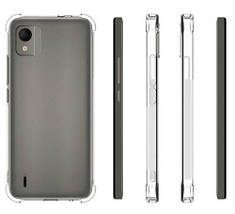 Чохол WXD силіконовий протиударний на Nokia C110 / прозорий, фото 5
