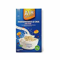 Сухий сніданок AIR Breakfast з амарантом, чиа та фруктами, 140г, Healthy Generation