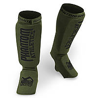 Захист гомілки та стопи Phantom Impact Army Green захист на ноги для єдиноборств