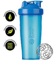 Шейкер спортивный BlenderBottle Classic 28oz/820ml Cyan (Original) бутылка-шейкер для спортивного питания