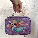 Дитяча декоративна косметика у валізці для макіяжу та манікюру Фіолетовий (60199), фото 8