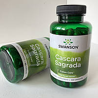 Swanson Cascara sagrada, Каскара, Крушина 450 мг, 100 капсул