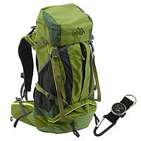 Рюкзак туристичний CATTARA 45L GreenW 13860 Зелений м'який рюкзак для кемпінгу