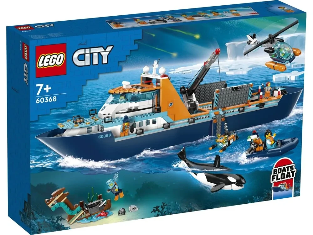 Конструктор LEGO City Корабель дослідника Арктики (60368)