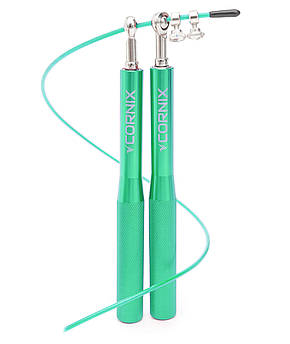 Скакалка швидкісна для кросфіту Cornix Speed Rope XR-0156 Green