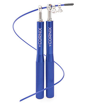 Скакалка швидкісна для кросфіту Cornix Speed Rope XR-0157 Blue