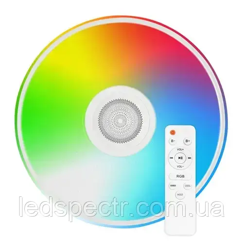 Світильник світлодіодний Biom SMART SML-R28-80-M-FRGB 3000-6000K+ FULL RGB 80Вт с д/к муз. BT APP