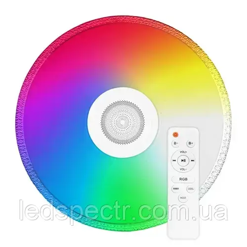 Світильник світлодіодний Biom SMART SML-R29-80-M-FRGB 3000-6000K+ FULL RGB 80Вт с д/к муз. BT APP