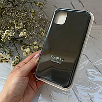 Чехол Silicon case iphone 11 .Силиконовый на Айфон 11 с открытым низом | Case for iPhone Чёрный