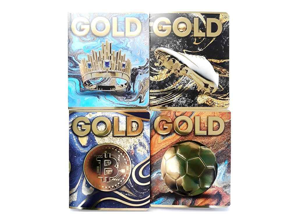 Зошит в клітинку 48арк. 10шт/уп арк. серія МІКС з УФ-ЛАК ТМ ТЕТРАДА FG