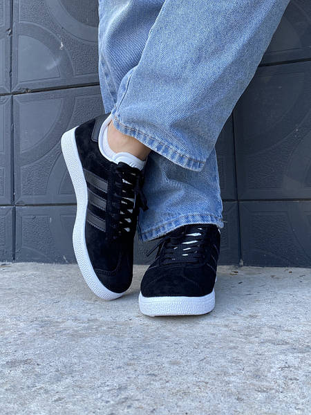 Adidas gazelle 2 black and white hot sale