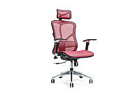 Эргономическое ортопедическое офисное кресло с регулировкой подлокотника Ergo 500 Красный