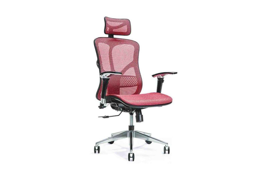 Ергономічне ортопедичне офісне крісло з регулюванням підлокітника Ergo 500 Червоний
