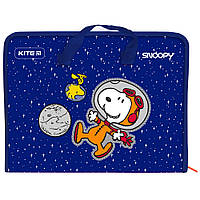 Папка-портфель на молнии Kite Peanuts Snoopy  A4 SN21-202