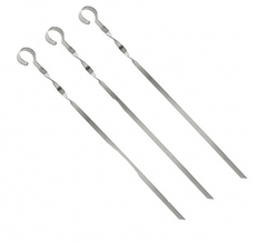 Шампур плоский 690*10*3мм із нержавіючої сталі