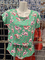 Пижама женская Топик и шорты FLAMINGO