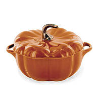 Кастрюля / жаровня в форме тыквы керамическая Burnt Orange Staub 13 см (40511-555-0)