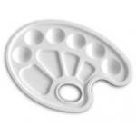 Палітра біла пластикова для малювання PAL