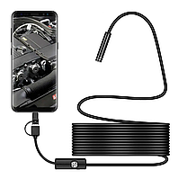 Ендоскоп Гнучка Камера з підсвіткою 5 м Android Micro USB Бороскоп